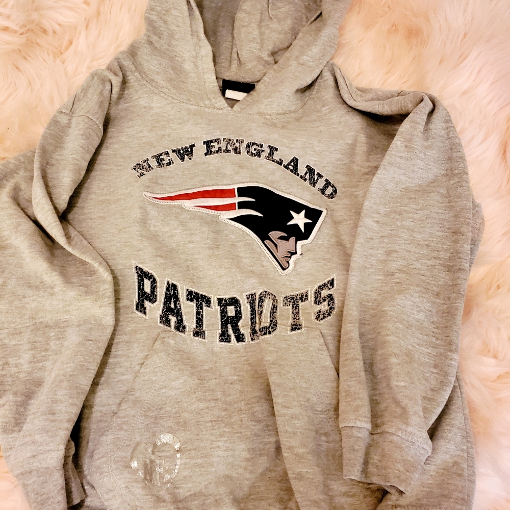 New England Patriots girls NFL Large 14 sweatshirt